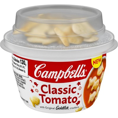 Campbell's Tomato Soup with Goldfish Crackers - 7.35oz