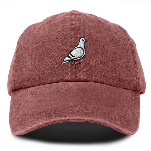 Dalix Pigeon Embroidered Cap Cotton Baseball Dad Hat for Men & Women Casual Cool - 1 of 4