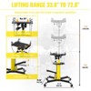 Transmission Jack - Hydraulic Telescoping Lift, Foot Pedal, 360° Swivel Wheel, Versatile Garage Essential - 4 of 4