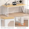 ORRD Computer Desk 70×30.7 Inch Gaming Desk with Deeper & Thicker Desktop, Office Desk Work Desk for Home Office, Natural - 3 of 4