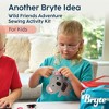Bryte Adventure Animals Sewing Kit for Kids: A Fun DIY Arts & Crafts Experience with 5 Pre-Cut Felt Animals & More - Age 7+ - 2 of 4