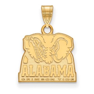 Black Bow Jewelry 14k Yellow Gold Alabama Crimson Tide NCAA Small Pendant - 1 of 3