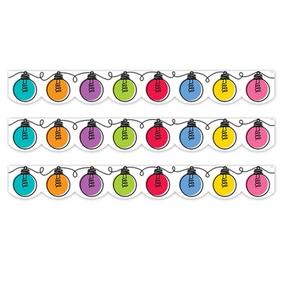 Creative Teaching Press® Core Decor Colorful Doodle Lights EZ Border, 48 Feet Per Pack, 3 Packs