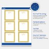 Avery Labels, 3" x 3", Gold-Metallic Ornaments, Matte, 60ct - 3 of 4