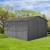 Coolbibila-10Ftx12Ft Storage Sheds, Metal Sheds With Waterproof Roofs And Durable Metal Frame, Tool Sheds With Lockable Doors And Window - 2 of 4