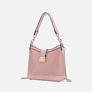 MKF Collection Pilar Vegan Leather Women’s Shoulder Bag by Mia K - Pink - 1 of 4