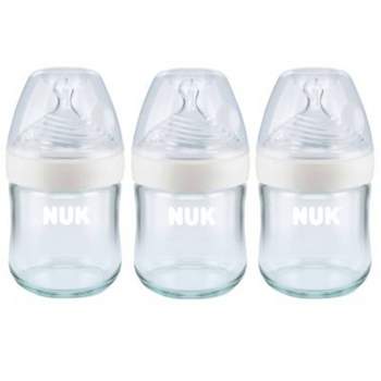 NUK Glass Baby Bottles - 4 fl oz/3pk
