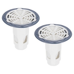 Unique Bargains PVC Anti-Odor Durable Anti-Slip Bathroom Floor Drain Stoppers - 1 of 3