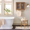 Reeded Glass Bathroom Wall Cabinet - Hearth & Hand™ with Magnolia - 2 of 4