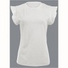 VENUS Womens Ruffle Sleeve Tee - 4 of 4