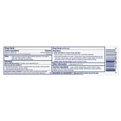 Sensodyne Pronamel Fluoride Intensive Enamel Repair Whitening Toothpaste - Arctic Breeze - 3.4oz/4pk: Potassium Nitrate, 0.17% Strength