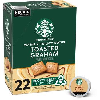 Starbucks Keurig Toasted Graham Flavored Coffee Pods - 22 K-Cups