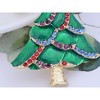 Anna-Kaci Holiday Christmas Multicolor Rhinestone Ornaments Crystal Xmas Brooch Pin - 4 of 4