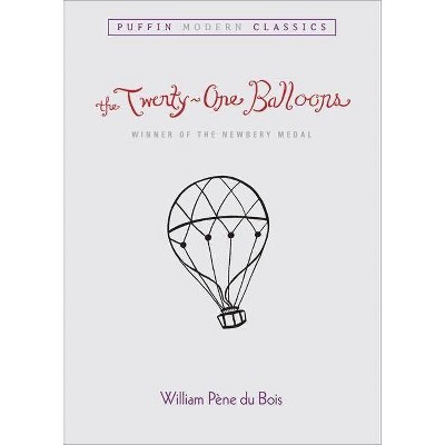 The Twenty-One Balloons (Puffin Modern Classics) - by  William Pene Du Bois (Paperback)