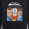 Women's - Avatar: The Last Airbender - Sokka Aang Katara Lightweight French Terry Wide Neck Long Sleeve Shirt - 2 of 4