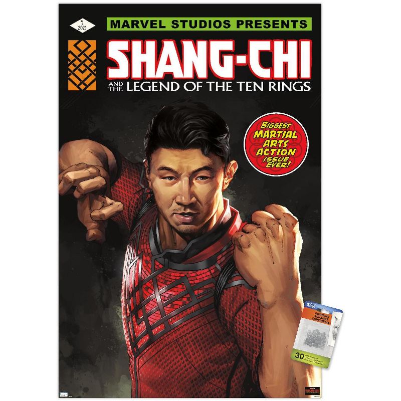Trends International Marvel Shang-Chi and the Legend of the Ten Rings - Action Issue Unframed Wall Poster Prints, 1 of 7