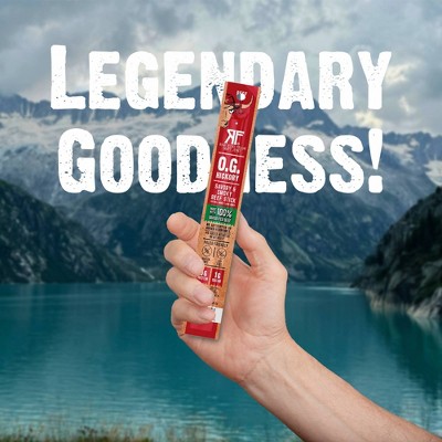 Righteous Felon Craft Jerky OG Hickory Protein Snack Beef Stick - 1oz/9ct