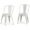 WyndenHall Set of 2 Freya Metal Dining Chairs - 2 of 4