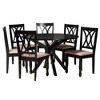 Baxton Studio Maya Modern Fabric and Wood Dining Set - 2 of 4