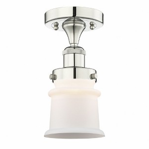 Canton - 1 Light Semi-Flush Mount In Industrial Style-9.25 Inches Tall and 5.25 Inches Wide - 1 of 1
