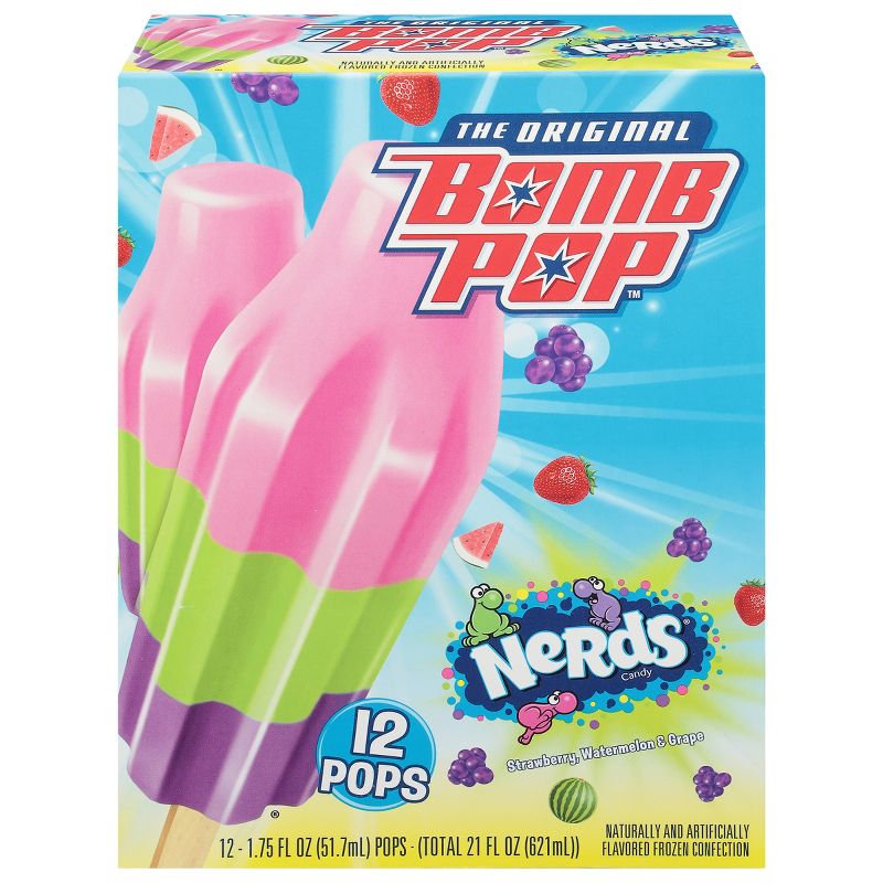 Bomb Pop Nerds Frozen Dessert - 21oz/12ct, 1 of 3