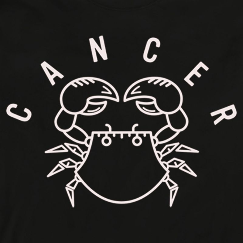 Men's Lost Gods Zodiac Cancer Line Symbol Long Sleeve Shirt, 2 of 5