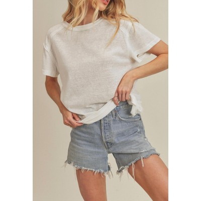 Women's What A Dream Short Sleeve Top - AEMI + CO