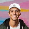 Dalix UFO Embroidered Alien Dad Hat Cotton Baseball Cap Adjustable Mens - 2 of 4