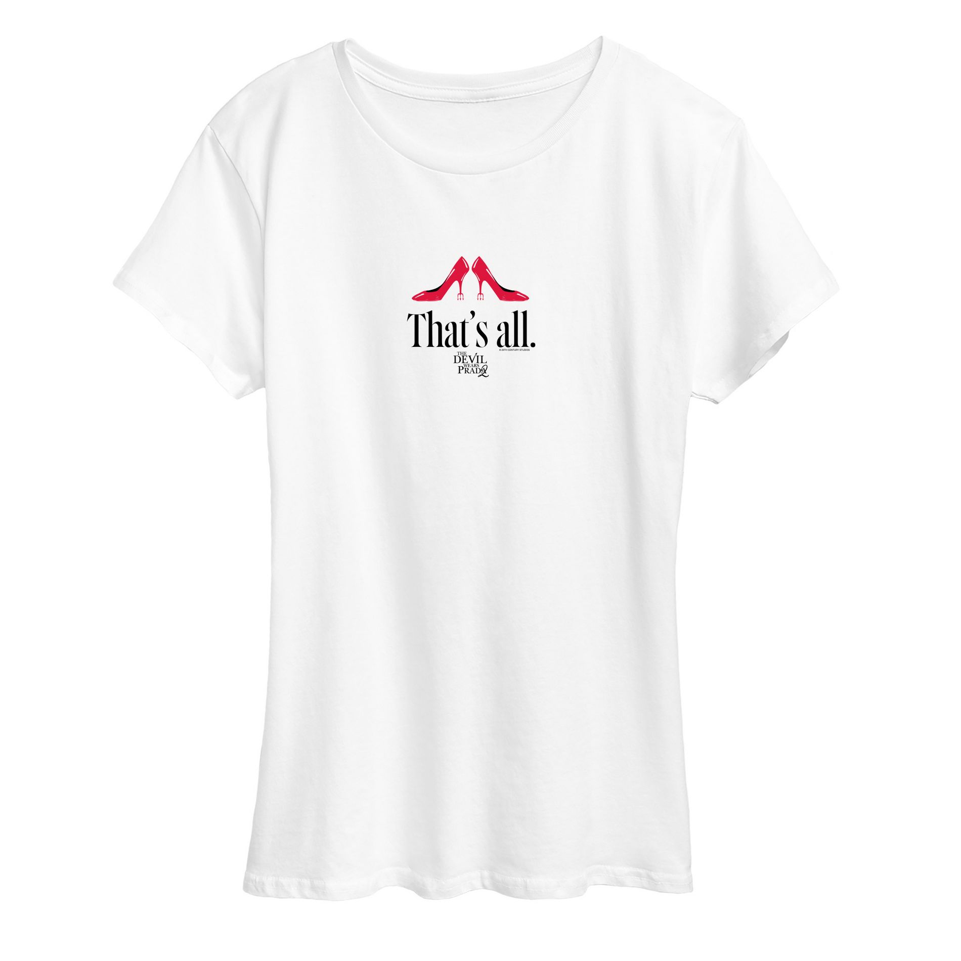 Women's - The Devil Wears Prada - Red Shoes That's All Short Sleeve Graphic T-Shirt