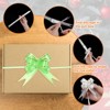 Unique Bargains Plastic Gold Edge PP Plastic Glossy Appearance Gift Wrap Satin Pull Bows 200 Count - 4 of 4