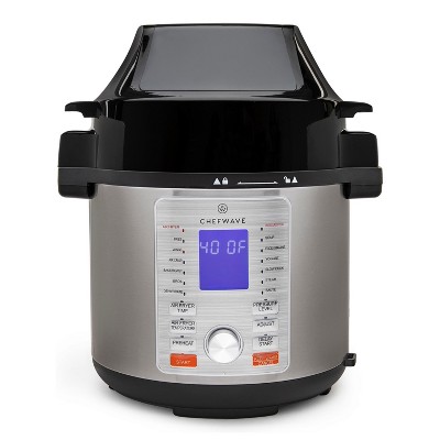 ChefWave Pressure Cooker and Air Fryer Swap Pot Multi-Cooker (6 Qt, 12 Presets)