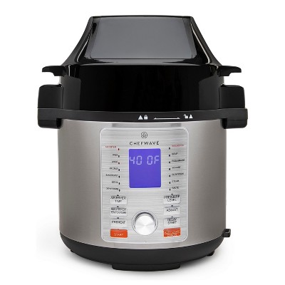 Chefwave Pressure Cooker And Air Fryer Swap Pot Multi cooker 6 Qt