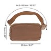 Unique Bargains Solid Color for Hiking Gym Running Waist Pack 1 Pc - 2 of 4
