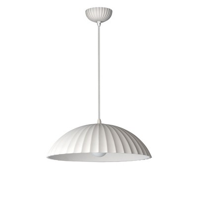 ET2 Lighting Basilica 1 - Light Pendant in  Chaulk White