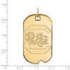 Black Bow Jewelry 14k Yellow Gold Plated Sterling Silver South Carolina Gamecocks NCAA Large Pendant - 2 of 3