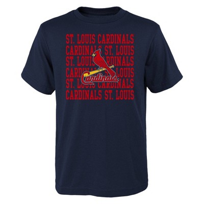 XL Majestic St Louis Cardinals Long Sleeve T Shirt Gray Crew Neck Baseball  MLB