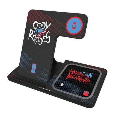 Keyscaper Cody Rhodes Steel 15-Watt 3 in 1 Charging Station