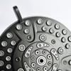 SEVOBAL Shower Faucets High-Pressure Rain Shower Head with 10 Spray Modes, 4.7" Fixed Bathroom Rainfall Showerhead, Black, 4.72"*4.72"*2" - 3 of 4