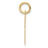 Black Bow Jewelry 14k Yellow Gold, Madison Collection, Medium Script Initial Pendant A-W - 2 of 4