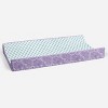 Bacati - Isabella Paisley Lilac Leaves Changing Pad Cover - image 3 of 4