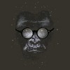 Junior's Design By Humans Nerd Gorillaz By ikaruz T-Shirt - 2 of 3