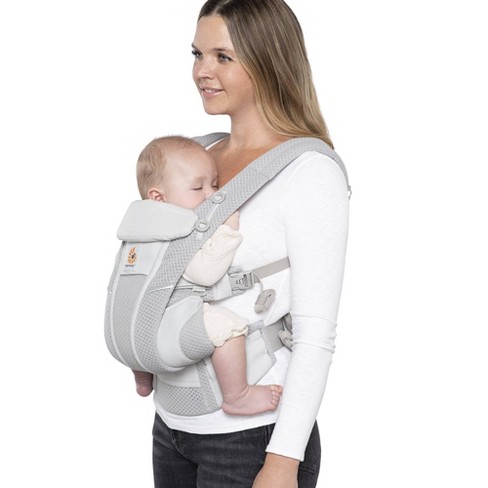 Ergobaby Omni Breeze All Carry Positions Breathable Mesh Baby Carrier For Newborn To Toddler Pearl Gray Target