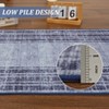 Area Rug Modern Border Contemporary Minimalist Washable Indoor Rug Non Slip Soft Decorative Accent Rug - 3 of 4