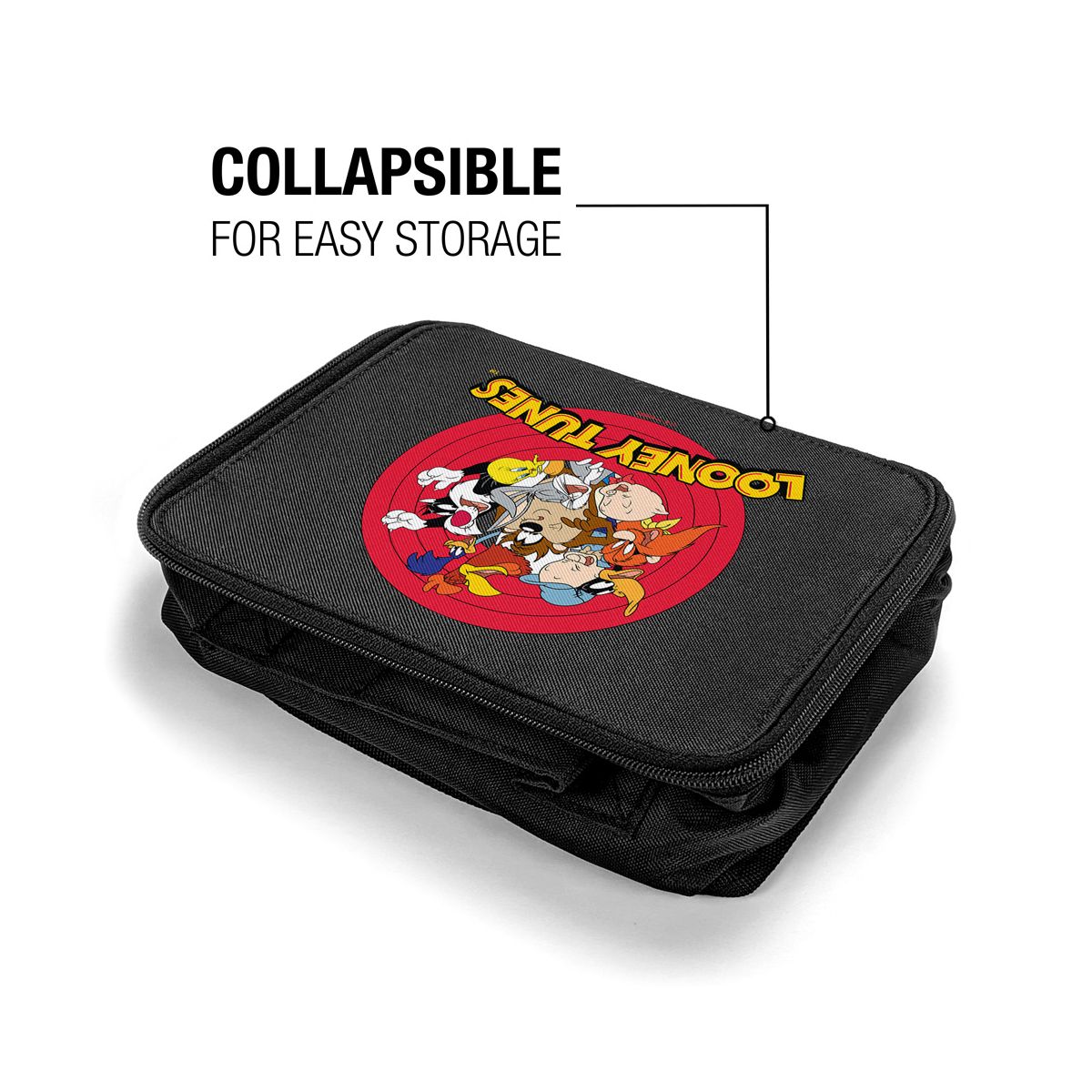 Looney Tunes Character Logo Insulated Soft Sided Lunch Box - thumbnail 4