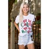 Christmas All Is Calm Song Lyric Womens Graphic T Shirt Tees Brisco Brands - 4 of 4
