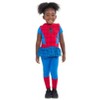 Marvel Avengers Spider-Man Spider-Gwen Captain America Miles Morales Girls Cosplay T-Shirt and Leggings Toddler to Little Kid - 2 of 4