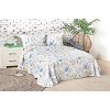 carol & frank 20" x 26" Colonial Williamsburg Brie Lagoon Cotton Standard Sham - Machine Washable - 3 of 4