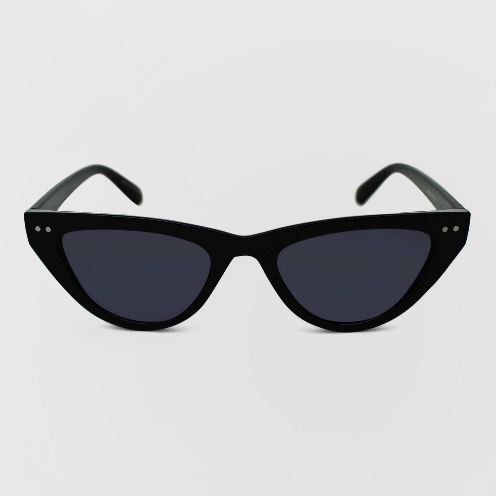 Photos - Sunglasses Women's Plastic Cateye  - Wild Fable™ Black