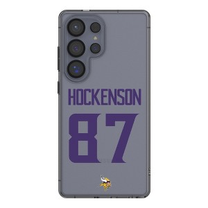 NFL Minnesota Vikings Players Game Tactic Clear Cell Phone Case for Samsung Galaxy - 1 of 4