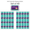 Big Dot of Happiness Happy Diwali - Mini Candy Bar Wrapper Stickers - Festival of Lights Party Small Favors - 40 Count - 3 of 4